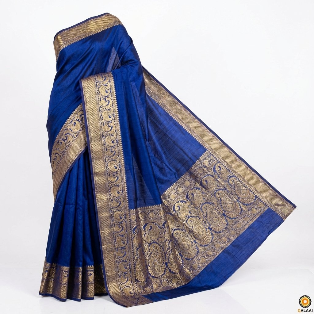 Blue Silk Saree